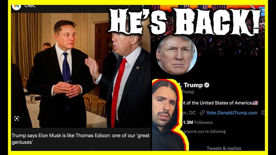 Elon Musk Brings Trump Back On Twitter After Poll Votes “Yes”! My Thoughts. ~ An0maly