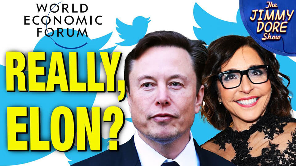Twitter’s New CEO Is a WEF Tool & Social Justice Warrior ~ Jimmy Dore